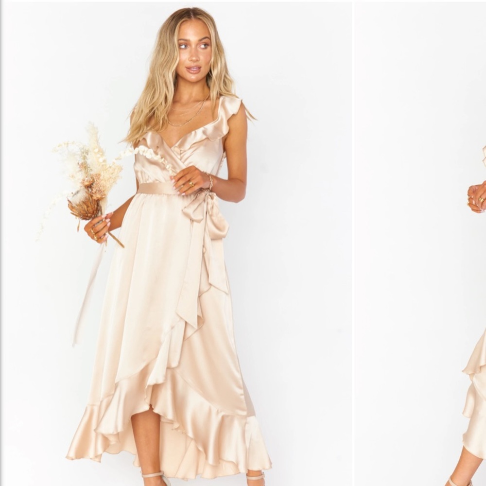 Samantha Ruffle Wrap Dress- Show Me Your Mumu